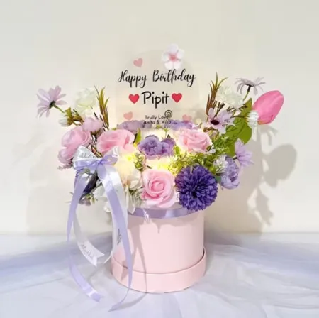 Bloom Box Akrilik Ucapan Ulang Tahun Kabupaten Bogor